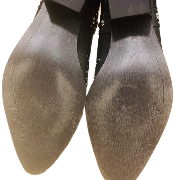 Sam Edelman - Brian Black Leather Studded Bootie - Picture 9 of 9